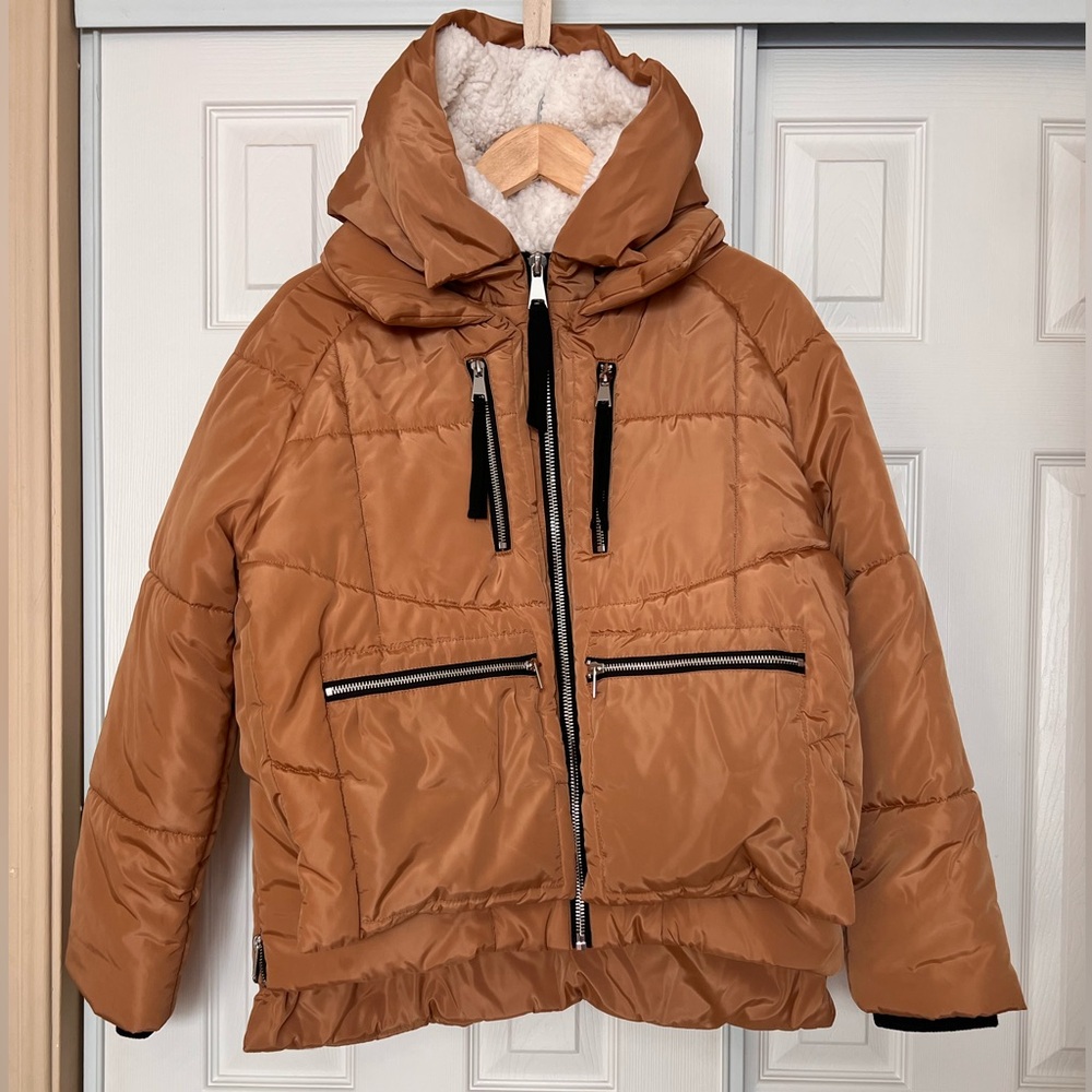 7 For All Mankind Women’s Tan Jacket size M